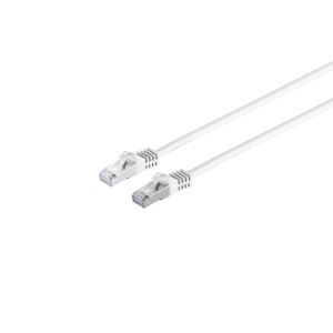 RJ45 Patchkabel m. CAT 7 Rohkabel PIMF weiß 15m