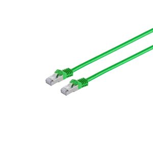 RJ45 Patchkabel m. CAT 7 Rohkabel PIMF grün 50m