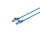 Patchkabel cat6A S/FTP PIMF blau 1,0m
