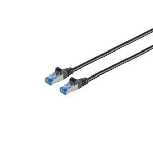 Patchkabel cat6A S/FTP PIMF schwarz 1,0m