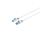 Patchkabel cat6A S/FTP PIMF weiß 1,0m