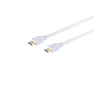 HDMI Kabel, 4K, verg., weiß, 10m