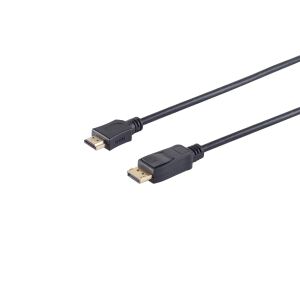 DisplayPort 1.2 Adapterkabel, HDMI-A, 4K, 2m