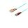 Duplex Patchkabel SC/ST 50/125µ OM3 aqua 5,0m