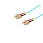 Duplex Patchkabel SC/SC 50/125µ OM3 aqua 3,0m
