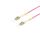Duplex Patchkabel LC/LC 50/125µ, OM4 violett, 20m