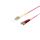 Duplex Patchkabel LC/ST 50/125µ, OM4 violett, 5,0m