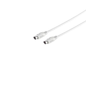 PS2 Kabel 2x6-pol. MINI DIN-Stecker 1,8m