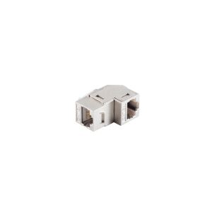 RJ-45 Keystone Verbinder, Cat. 6A, Winkel, STP