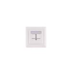 Keystone Trägerrahmen, 2-fach, ST, 80x80mm, Set