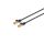 Patchkabel Cat. 6A Outdoor, S/FTP, schwarz, 3m