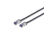 Patchkabel Cat. 6A SuperFlex S/FTP, schwarz, 2m