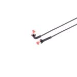 Patchkabel Cat. 6A FlexAngle, U/FTP, schwarz, 1m