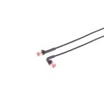 Patchkabel Cat. 6A FlexAngle, U/FTP, schwarz, 2m