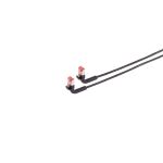 Patchkabel Cat. 6A FlexAngle, U/FTP, schwarz, 2m