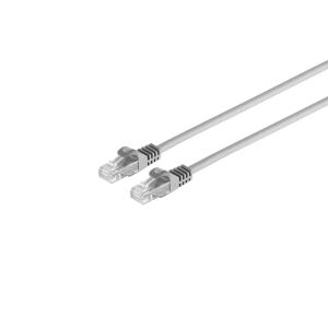 RJ45 Patchkabel CAT 7 Rohkabel UTP grau 0,25m