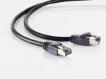 Patchkabel CAT 8.1 F/FTP LSZH schwarz 0,5m