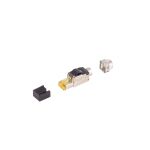 RJ-45 Stecker, werkzeugl., Cat. 8.1, STP, Bajonett