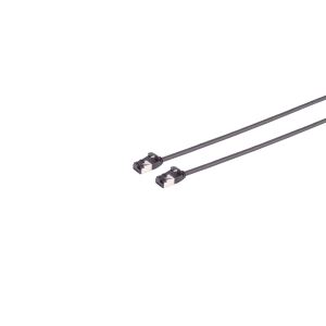 Patchkabel Cat. 8.1 slim TPE schwarz 1,5m