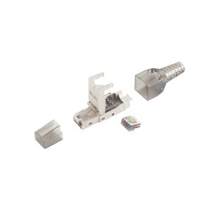 RJ-45 Stecker, werkzeuglos, STP, Cat. 6A