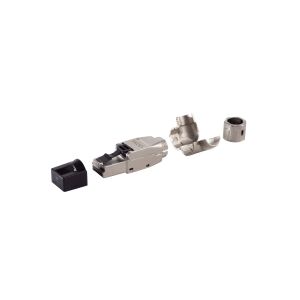 RJ-45 Stecker, werkzeuglos, Winkel, STP, Cat. 6A