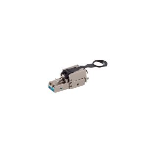 RJ-45 Stecker, werkzeuglos, EasyPull, STP, Cat. 6A