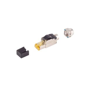 RJ-45 Stecker, werkzeuglos, Cat. 6A, STP, Bajonett