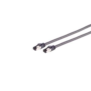 Cat. 6A Patchkabel FlexArmor, U/FTP, grau, 0,5m