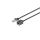 RJ45 Verlängerung, Cat. 7, LSZH, schwarz, 0,5m