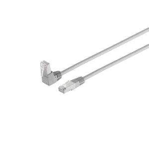 Patchkabel cat 6 S/FTP PIMF 90°-gerade 0,5m