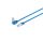Patchkabel cat 6 S/FTP PIMF 90°-gerade blau 20,0m
