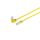Patchkabel cat 6 S/FTP PIMF 90°-gerade gelb 20,0m