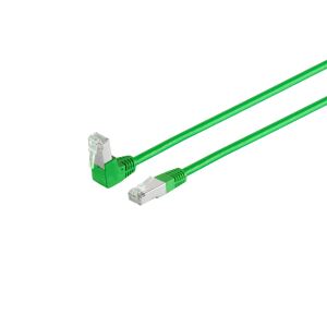 Patchkabel cat 6 S/FTP PIMF 90°-gerade grün 20,0m