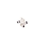 F-Kompressions- Winkelstecker nickel, 7,2mm