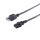USA Stecker - Kaltgerätebu, schwarz, 1,8 m