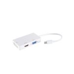 Mini DisplayPort Adapter, HDMI/DVI/VGA, weiß