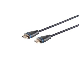 High Speed HDMI Kabel, 4K, Eco, sw/blau, 3m