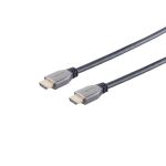 Ultra HDMI Kabel, 10K, Metall, schwarz, 7,5m