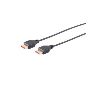 DisplayPort 1.4 Verbindungskabel, 8K, slim, 1m