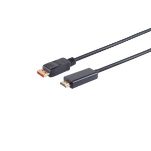 DisplayPort 1.4 Adapterkabel, HDMI-A, 4K, 1m