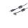 USB-A Winkelkabel, Micro-B, 2.0, 90° rechts, 1m