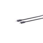 USB-C Verbindungskabel, 3.2 Gen 1x1, schw., 5m