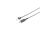 USB-A LAN Adapterkabel 1G, RJ45, PVC, schw., 1m