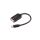 Slim-tip Adapter, USB-C Stecker, 65W, PD, Metall