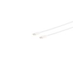 USB-C Ladekabel, 2.0, ABS, weiß, 2m