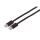USB-C Ladekabel, 2.0, 240W, schwarz, Textil, 2,5m