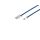 8-Pin, Ladekabel, Nylon, blau, 0,9m