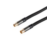 BlackCotton Antennenkabel, IEC, 1,0m