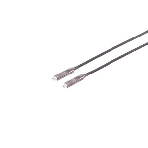 USB-C Hybridkabel, 3.2, 8K, 10G, 60W, PVC, 7,5m