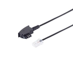 TAE-F Stecker - RJ45 Stecker A-4 B-5, 10m